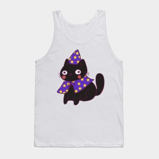 Black wizard cat Tank Top